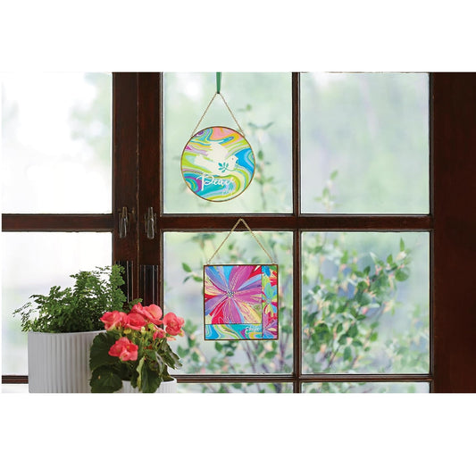 Enesco Izzy and Oliver EttaVee Peace Dove Hanging Window Suncatcher