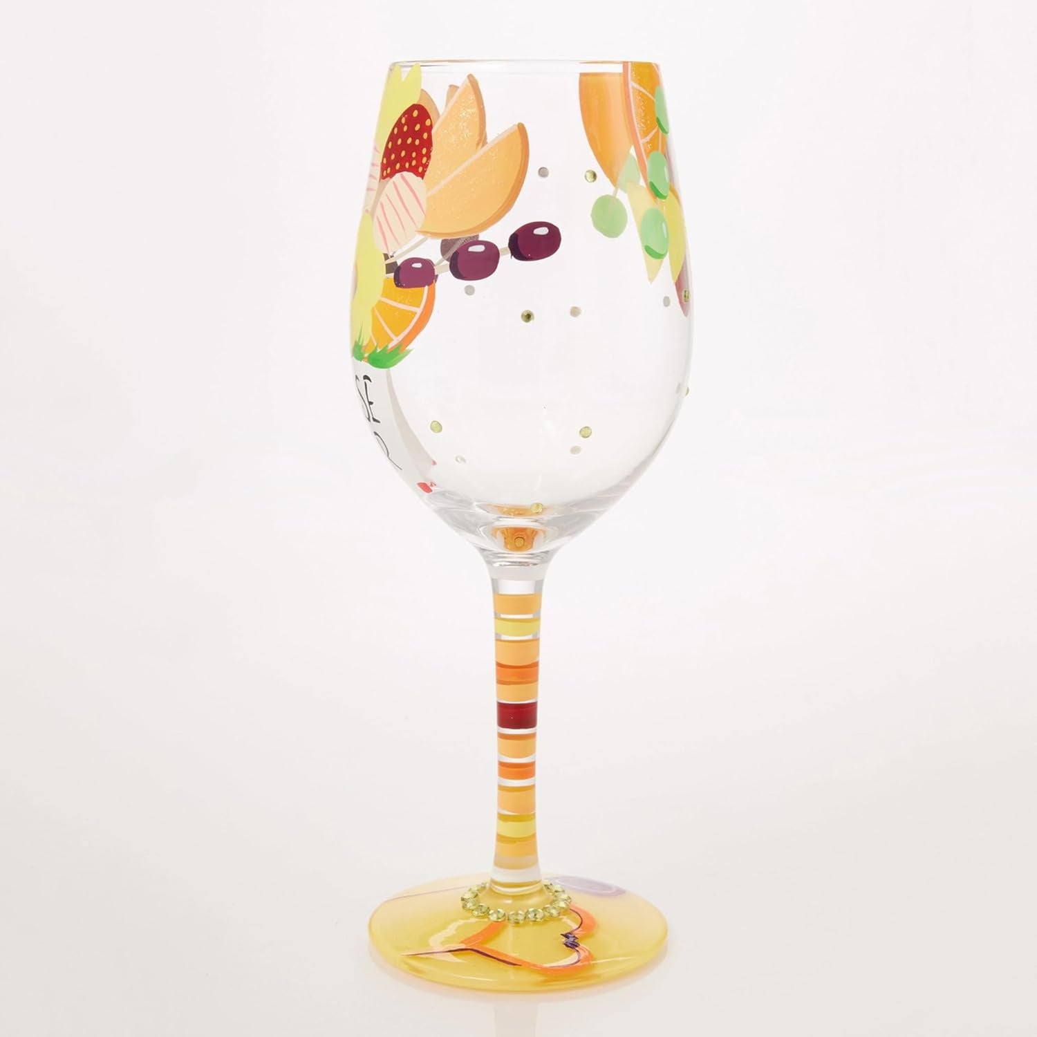 Enesco Lolita Best Nurse Ever Hand-Painted Artisan Wine Glass, 15 Ounce