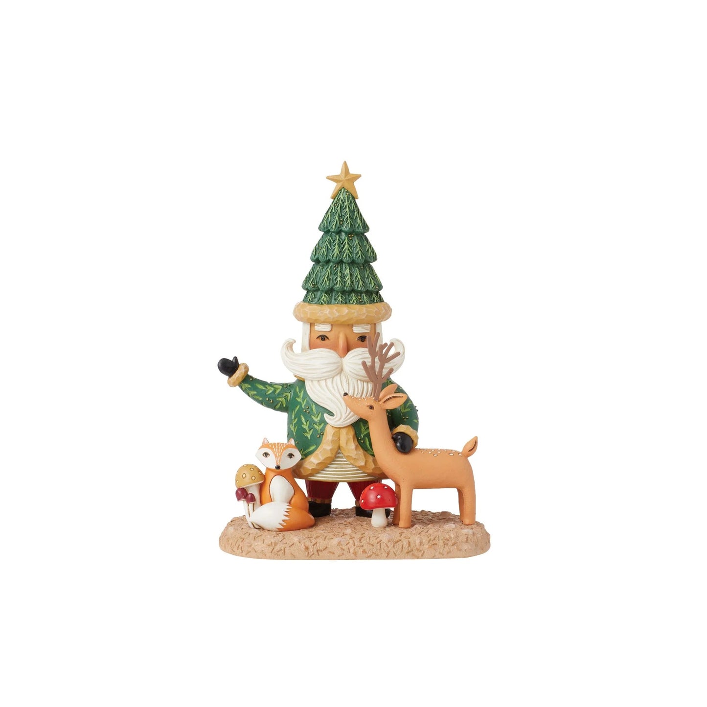Enesco Santa and Forest Friends Figurine