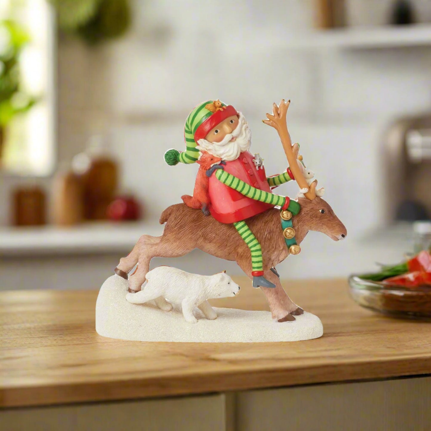 Santa Wild Ride Enesco Santa's Wild Ride Figurine – Ria's Gift Shop