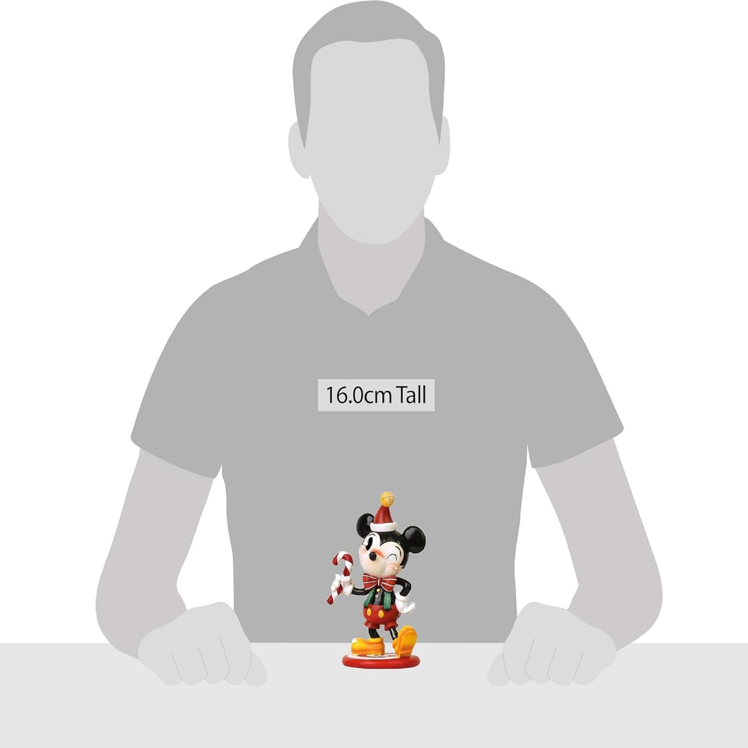 Enesco The World of Miss Mindy Christmas Mickey Mouse Figurine