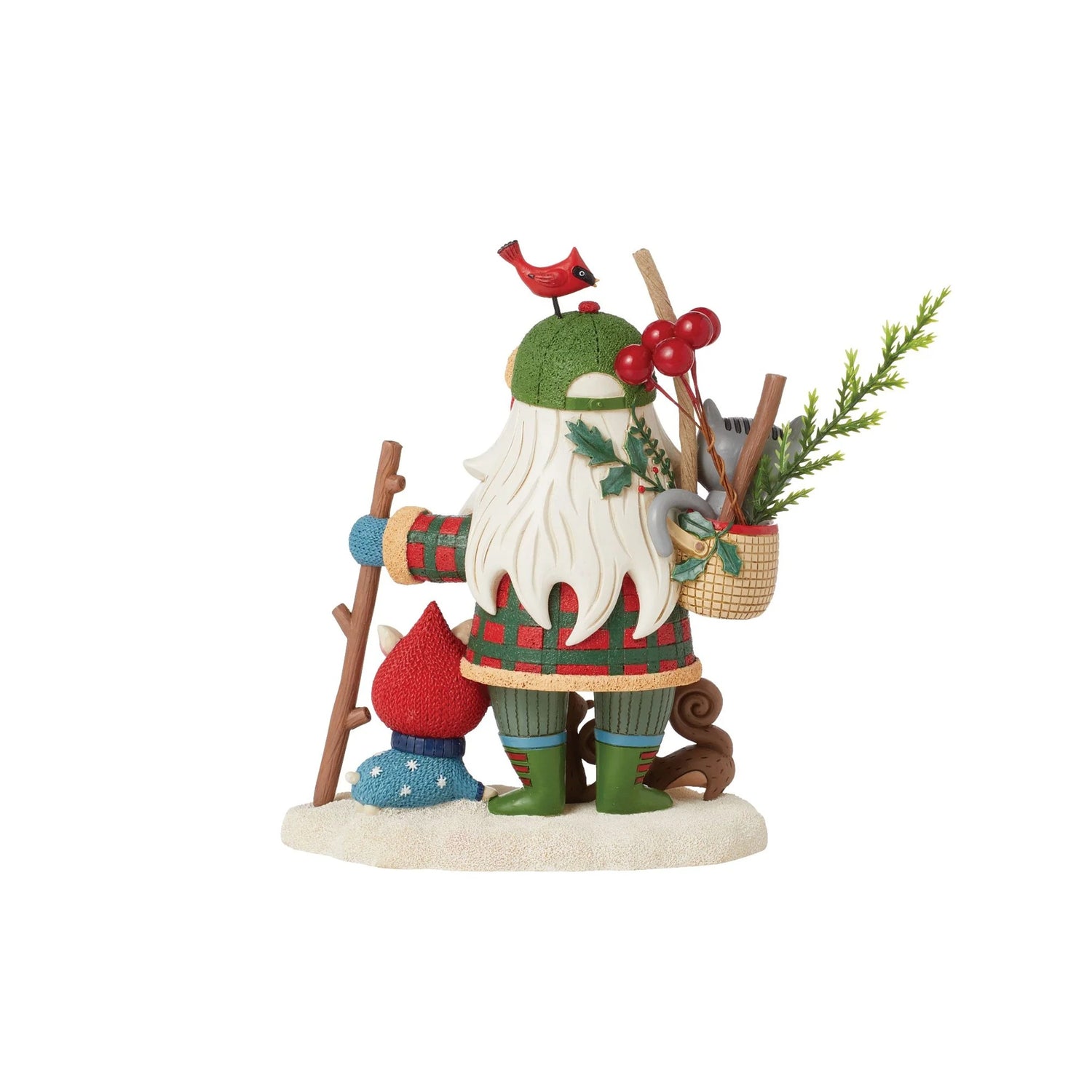 Enesco Woodsy Walking Santa Figurine