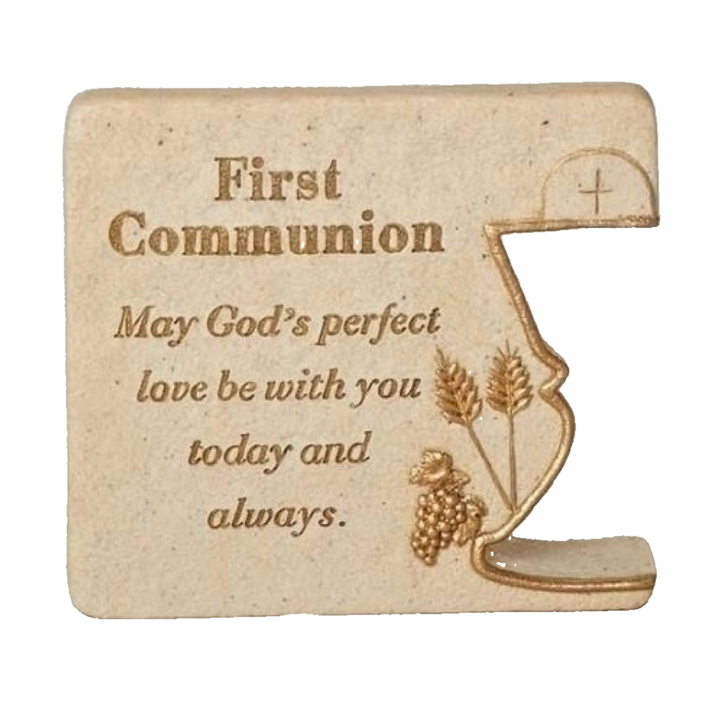 First Communion Desk Plaque