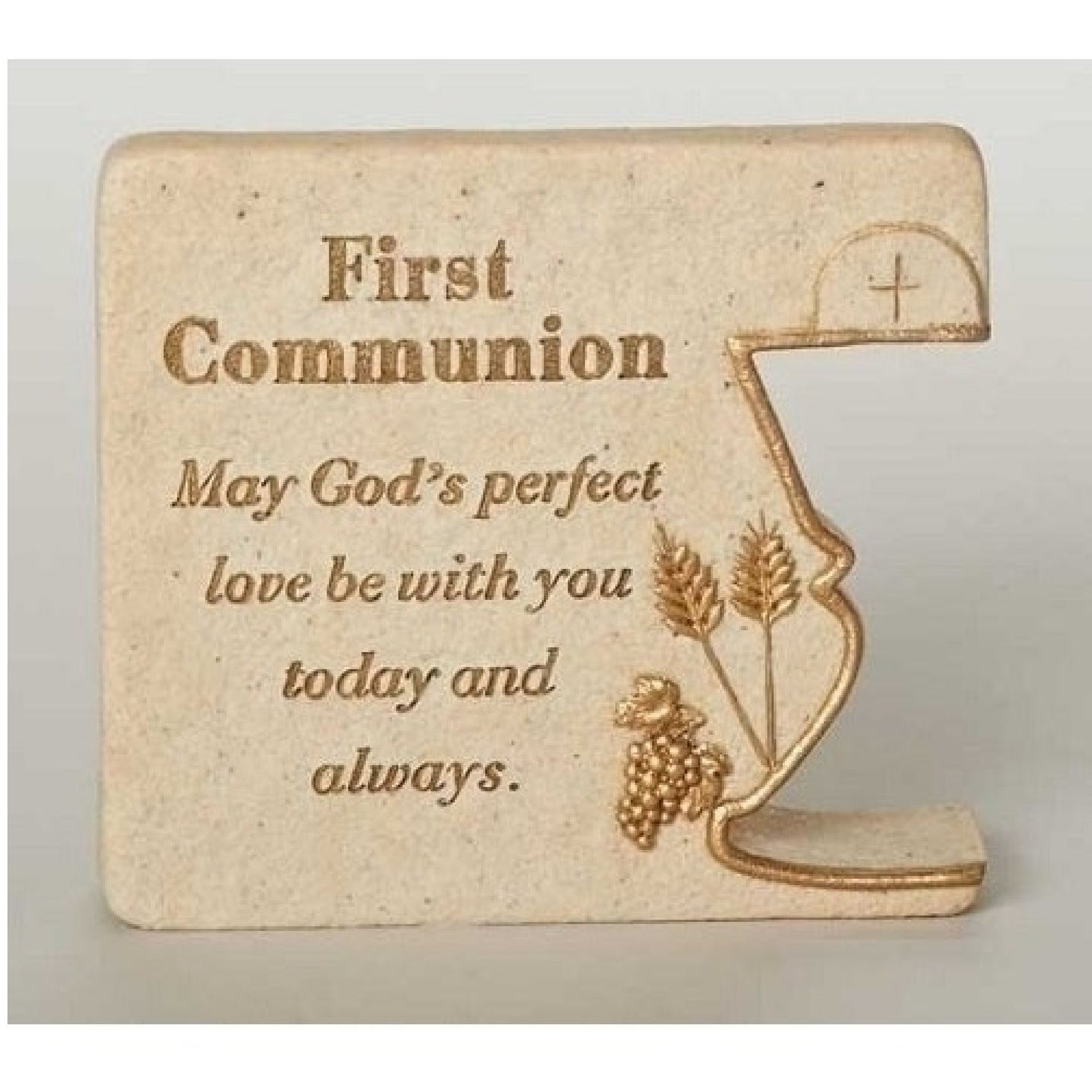 First Communion Desk Plaque