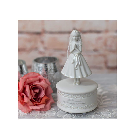 First Communion Girl Musical Figure by Roman