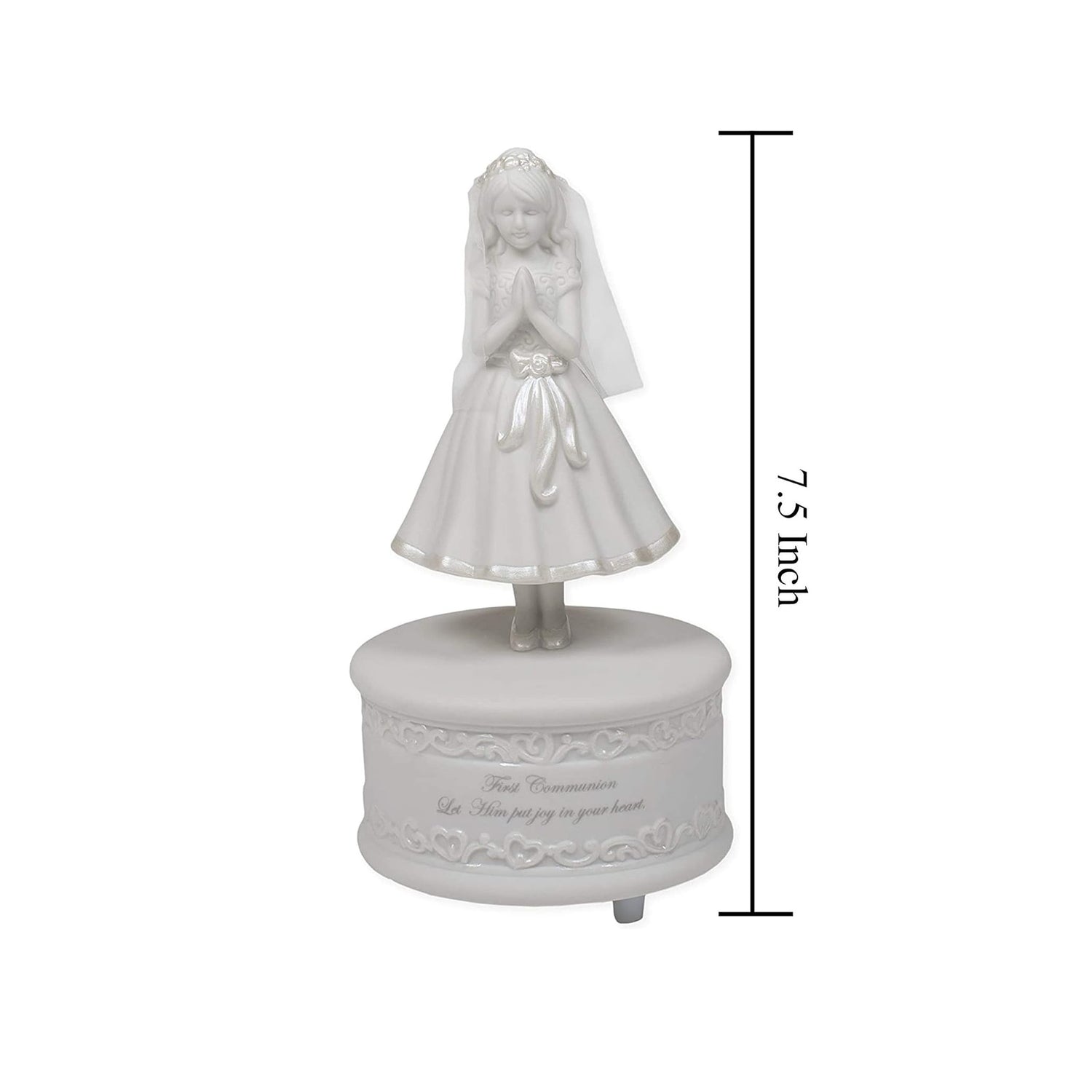 First Communion Girl Musical Figure by Roman