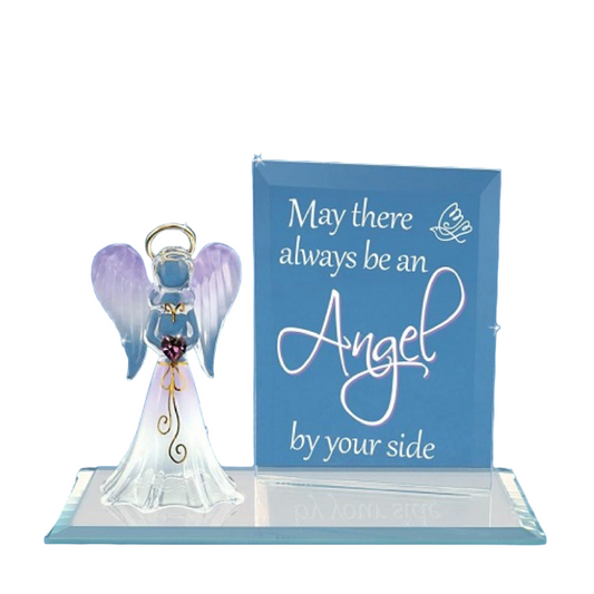 Glass Baron "Angel By Your Side" Angel Figurine