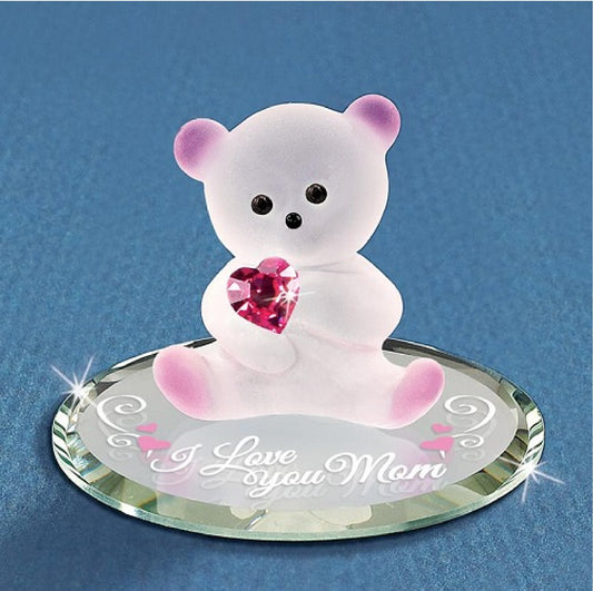 Glass Baron BEAR "ILU, MOM"