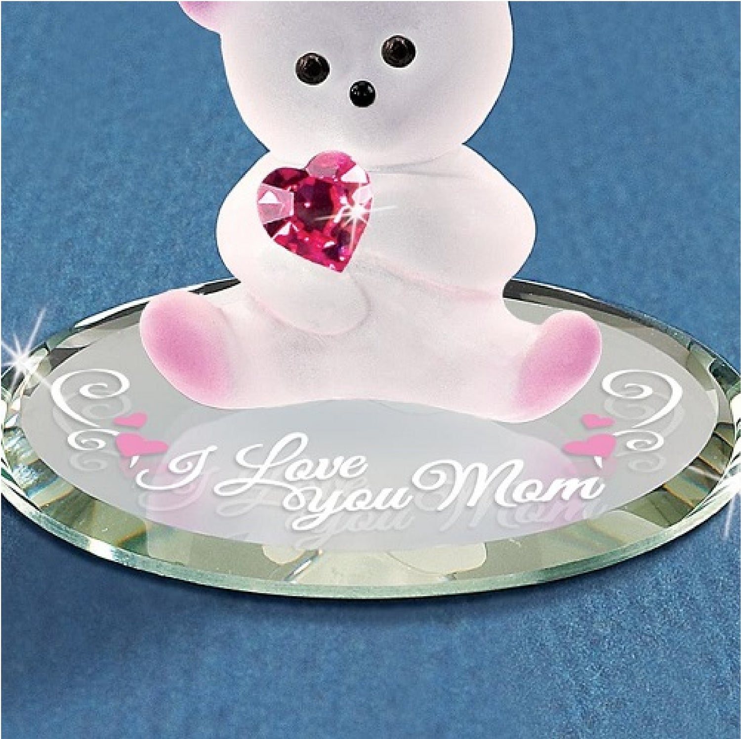 Glass Baron BEAR "ILU, MOM"