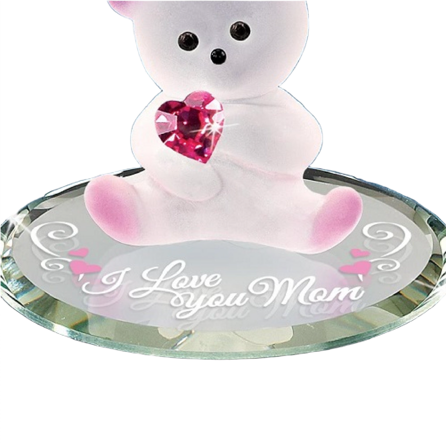 Glass Baron BEAR "ILU, MOM"