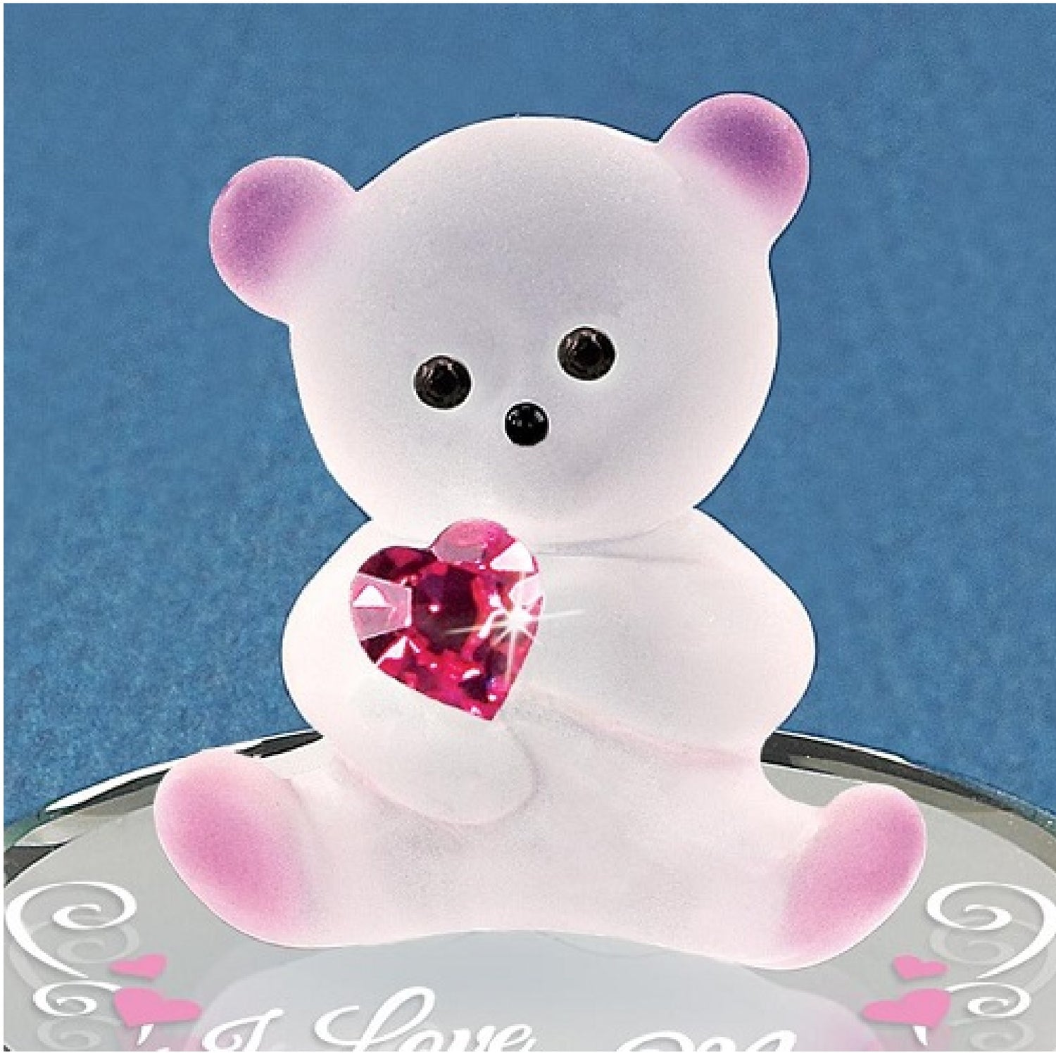 Glass Baron BEAR "ILU, MOM"