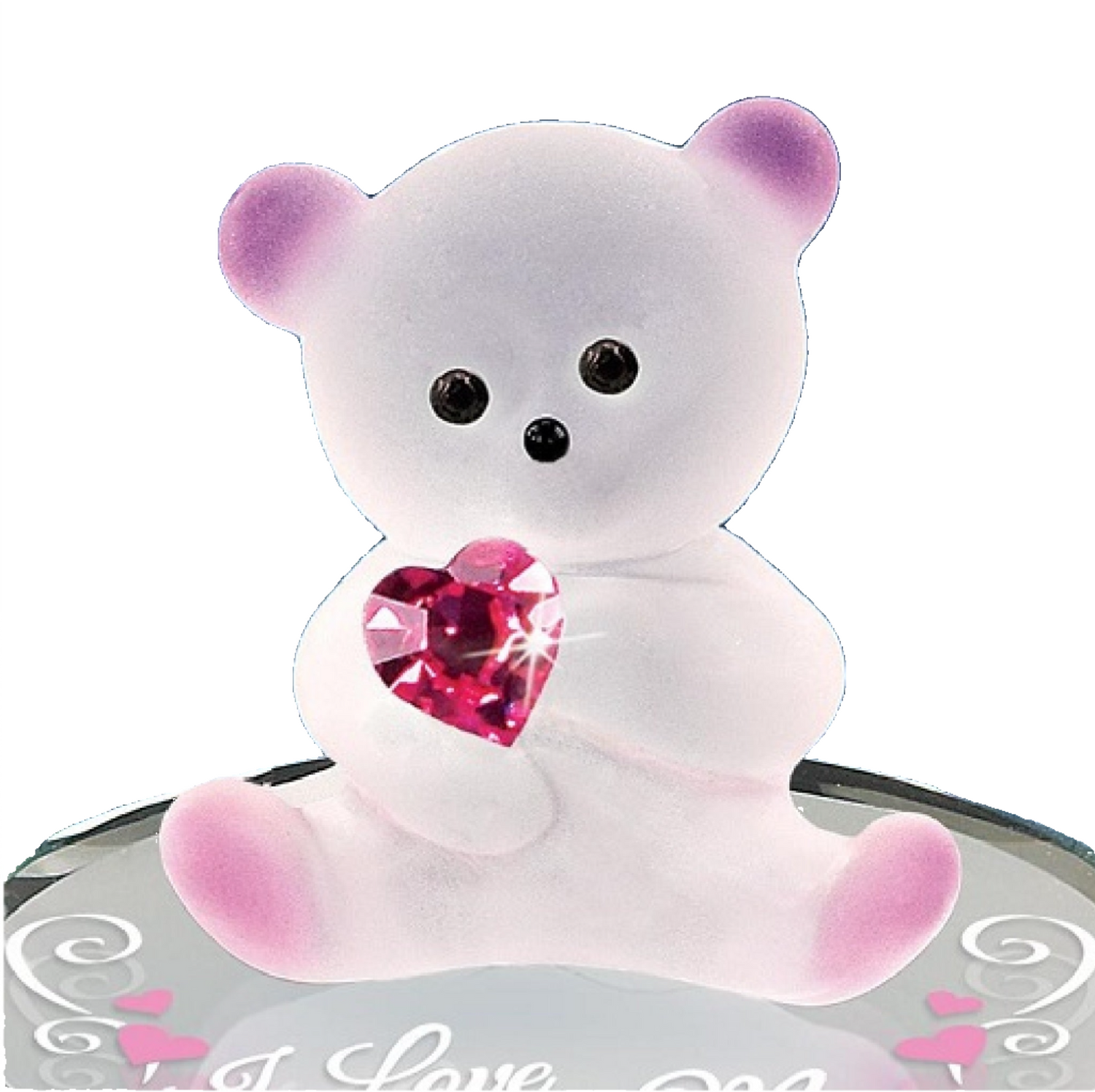 Glass Baron BEAR "ILU, MOM"