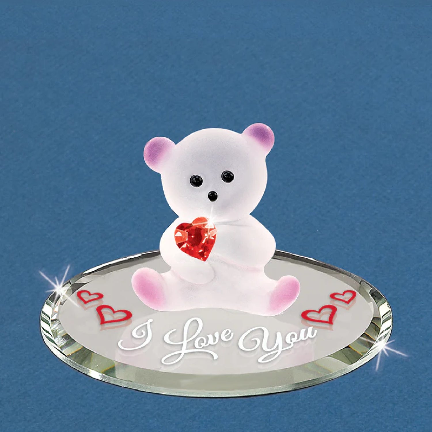 Glass Baron Bear "I Love You"