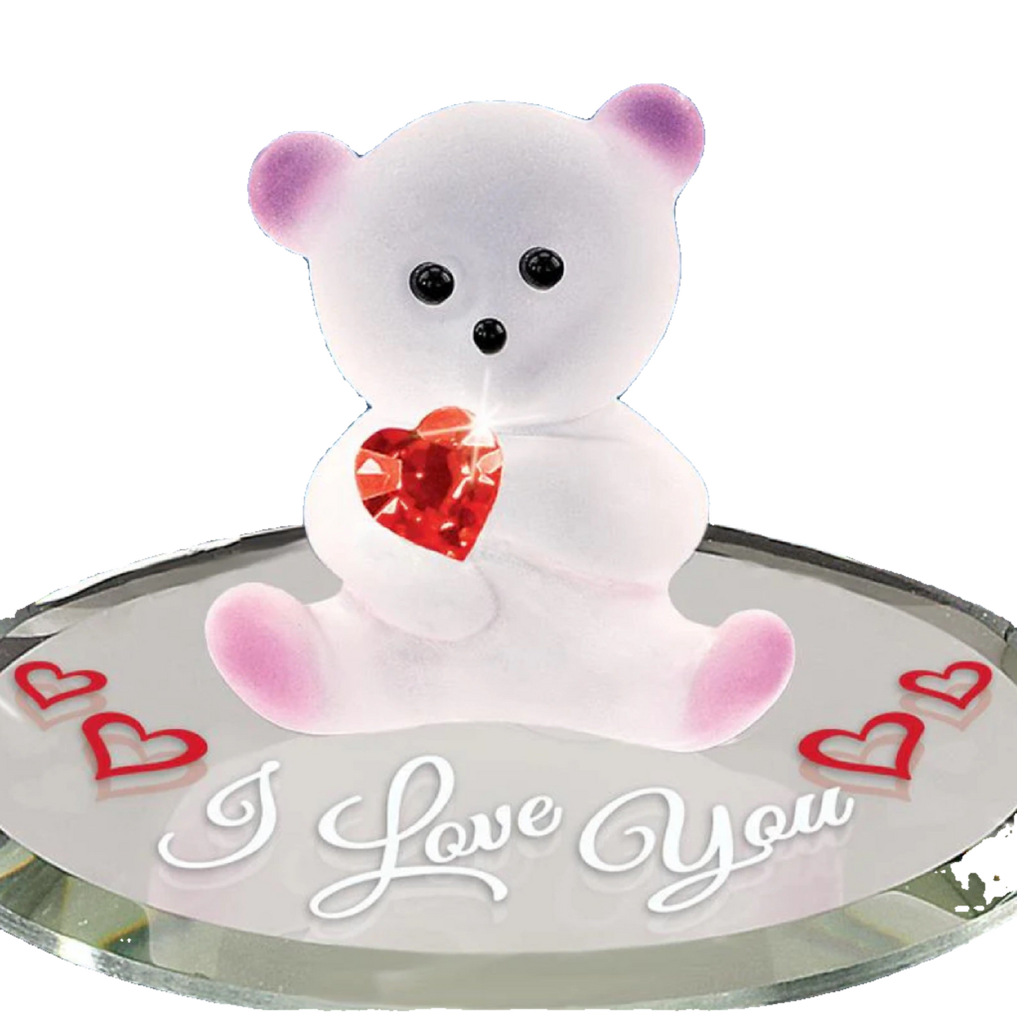 Glass Baron Bear "I Love You"