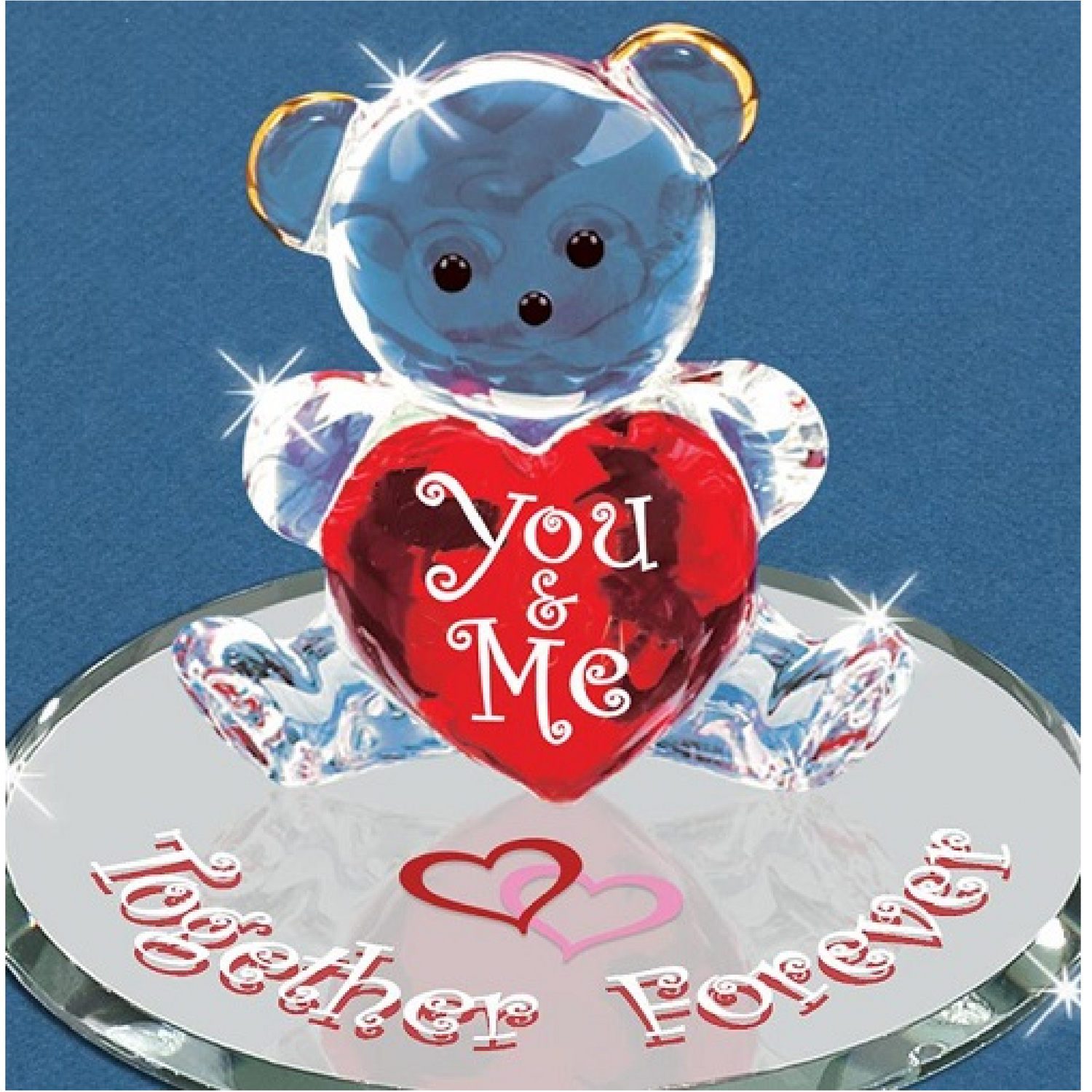 Glass Baron Bear "You and Me"