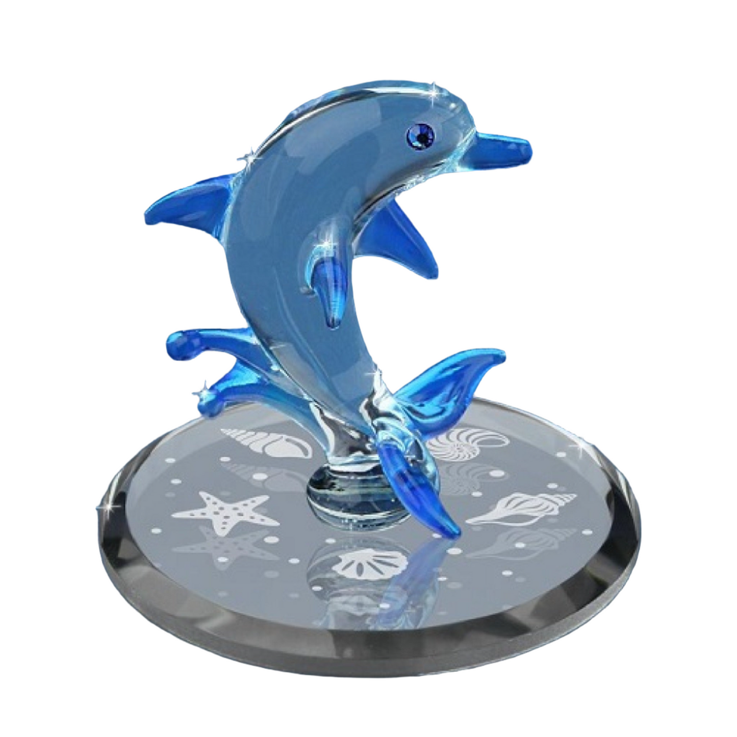 Glass Baron Blue Dolphin