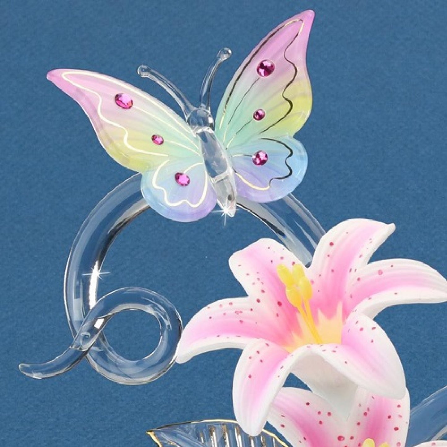 Glass Baron Butterflies, Lily Garden