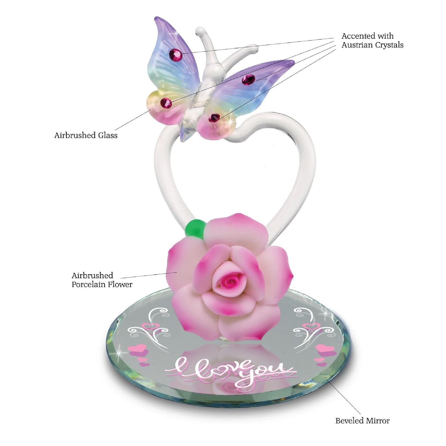 Glass Baron Butterfly, I Love You