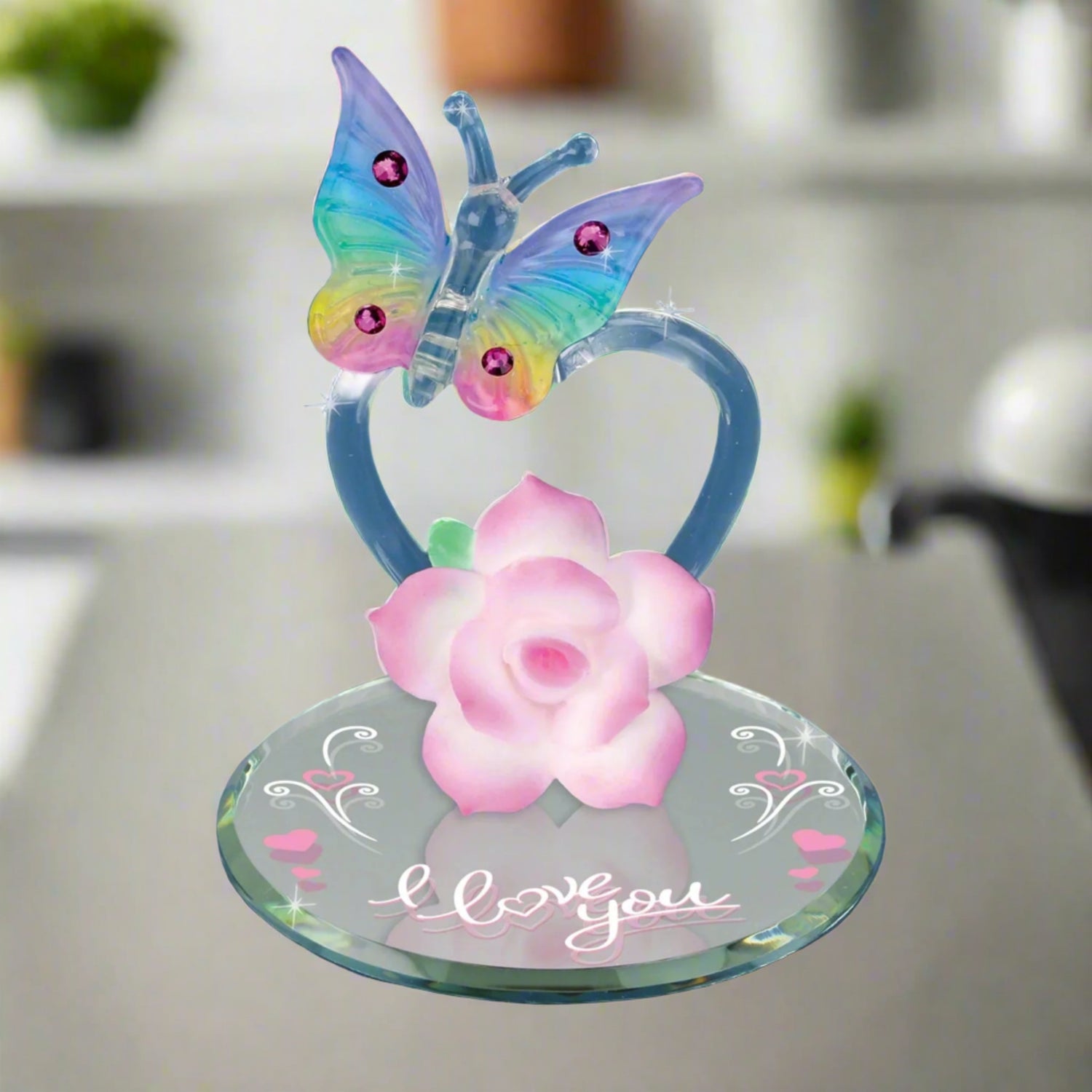 Glass Baron Butterfly, I Love You