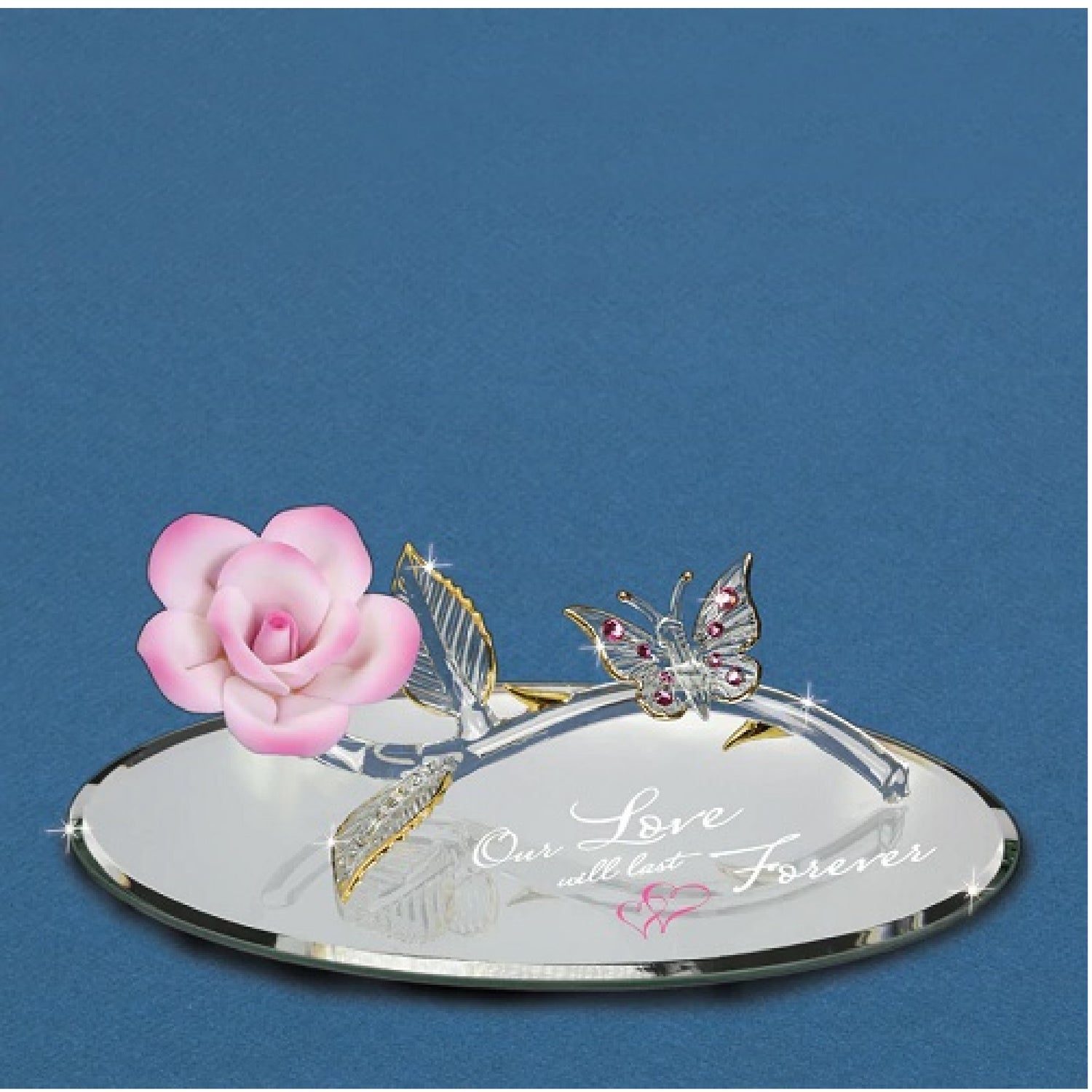 Glass Baron Butterfly "Love Forever"