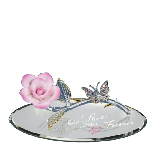 Glass Baron Butterfly "Love Forever"