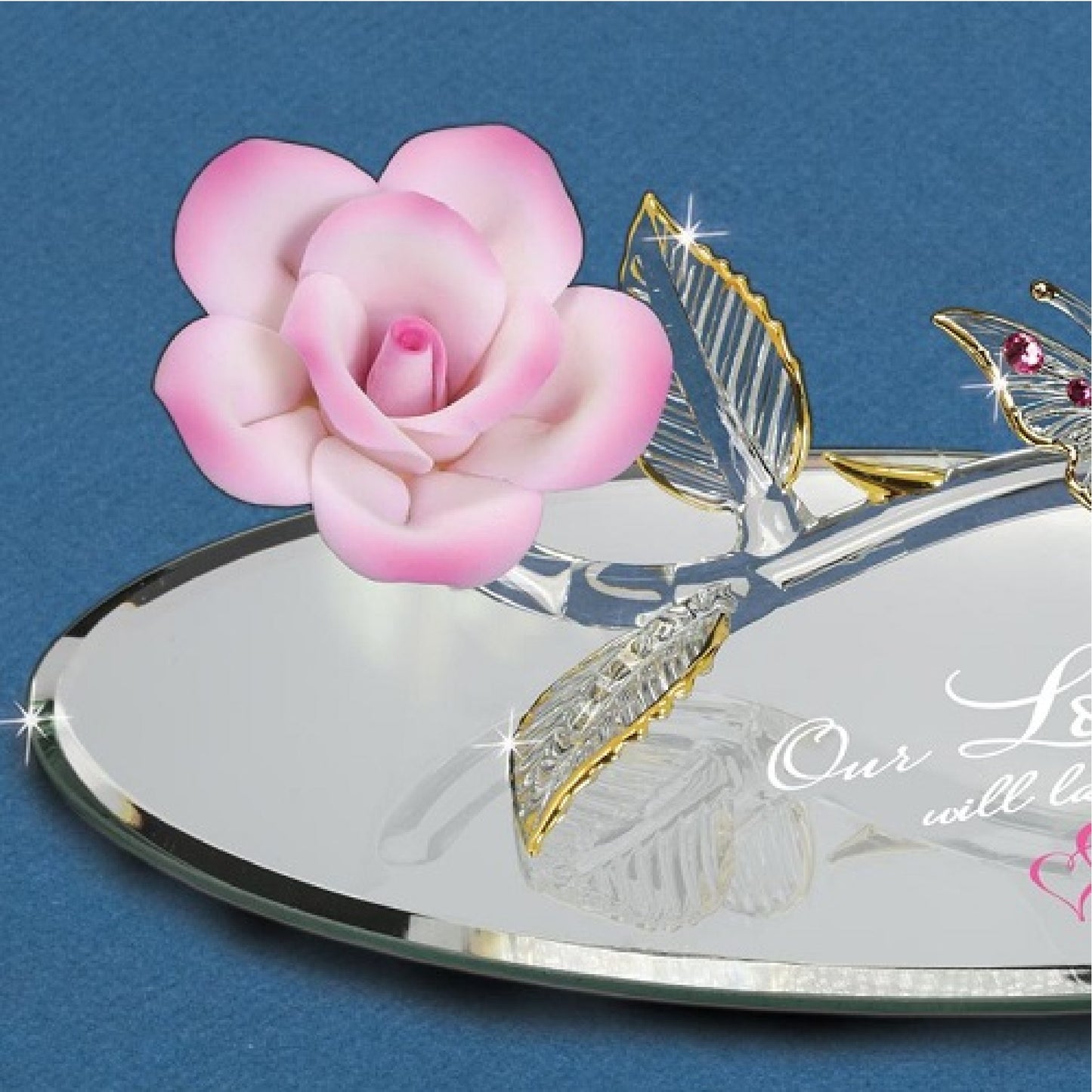 Glass Baron Butterfly "Love Forever"