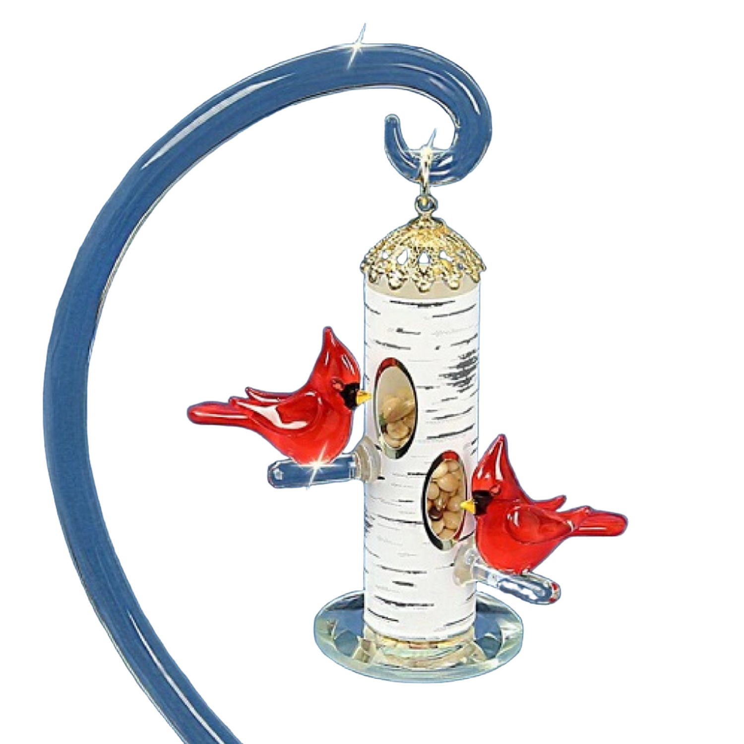 Glass Baron Cardinal Feeder