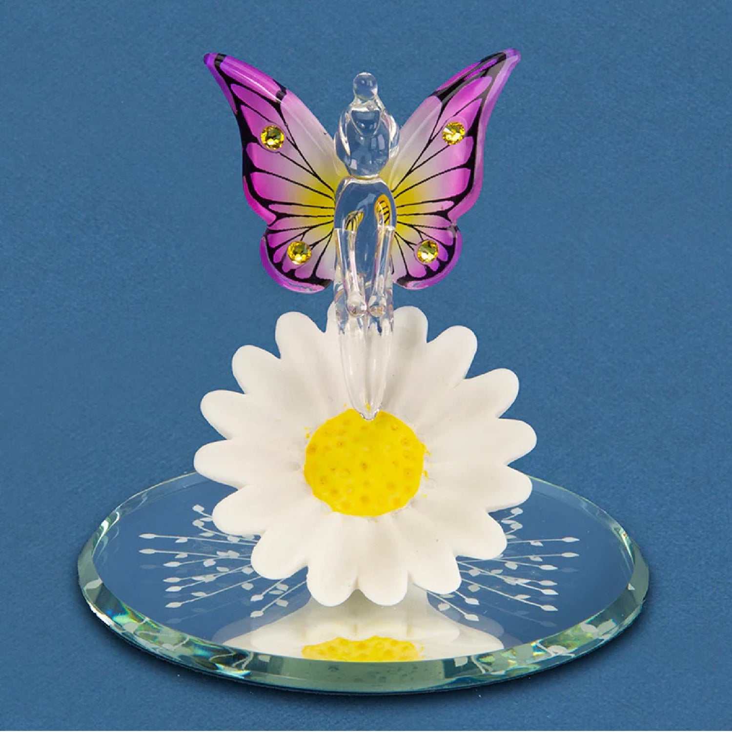 Glass Baron Daisy with Sunburst Fairy