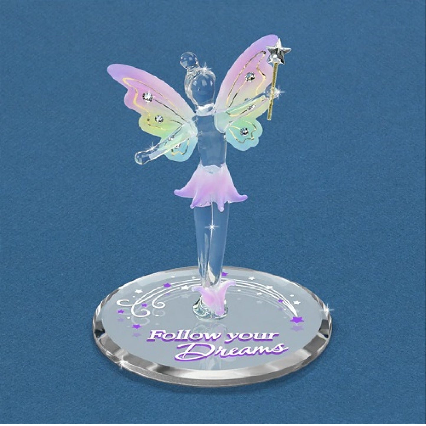 Glass Baron Fairy "Follow Your Dreams" Figurine