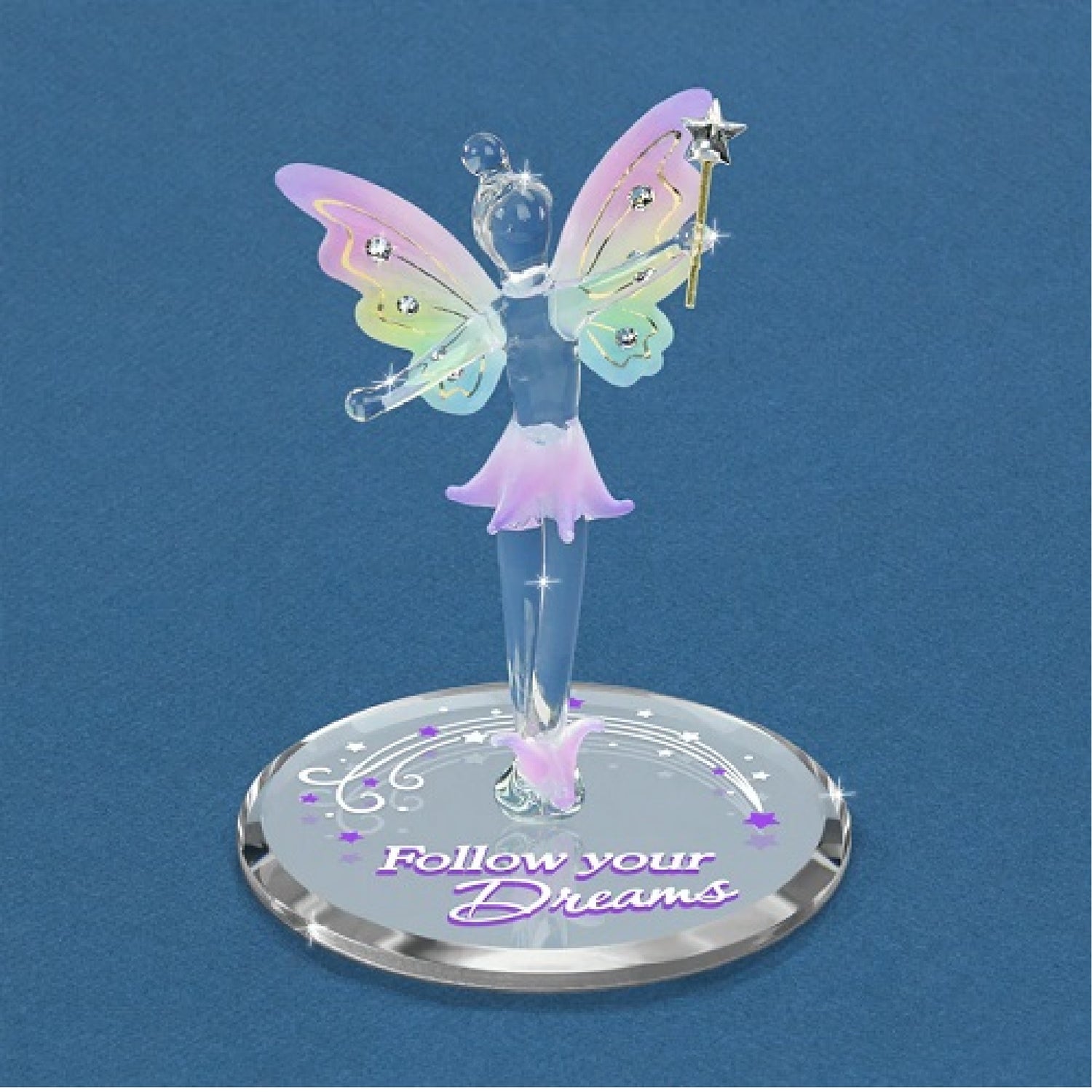 Glass Baron Fairy "Follow Your Dreams" Figurine