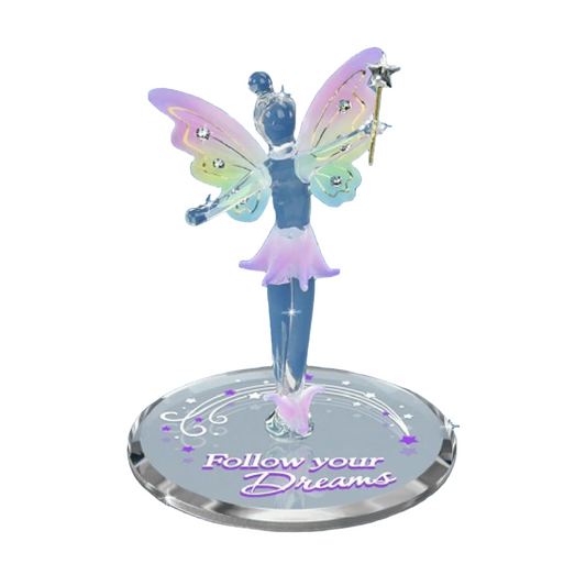 Glass Baron Fairy "Follow Your Dreams" Figurine