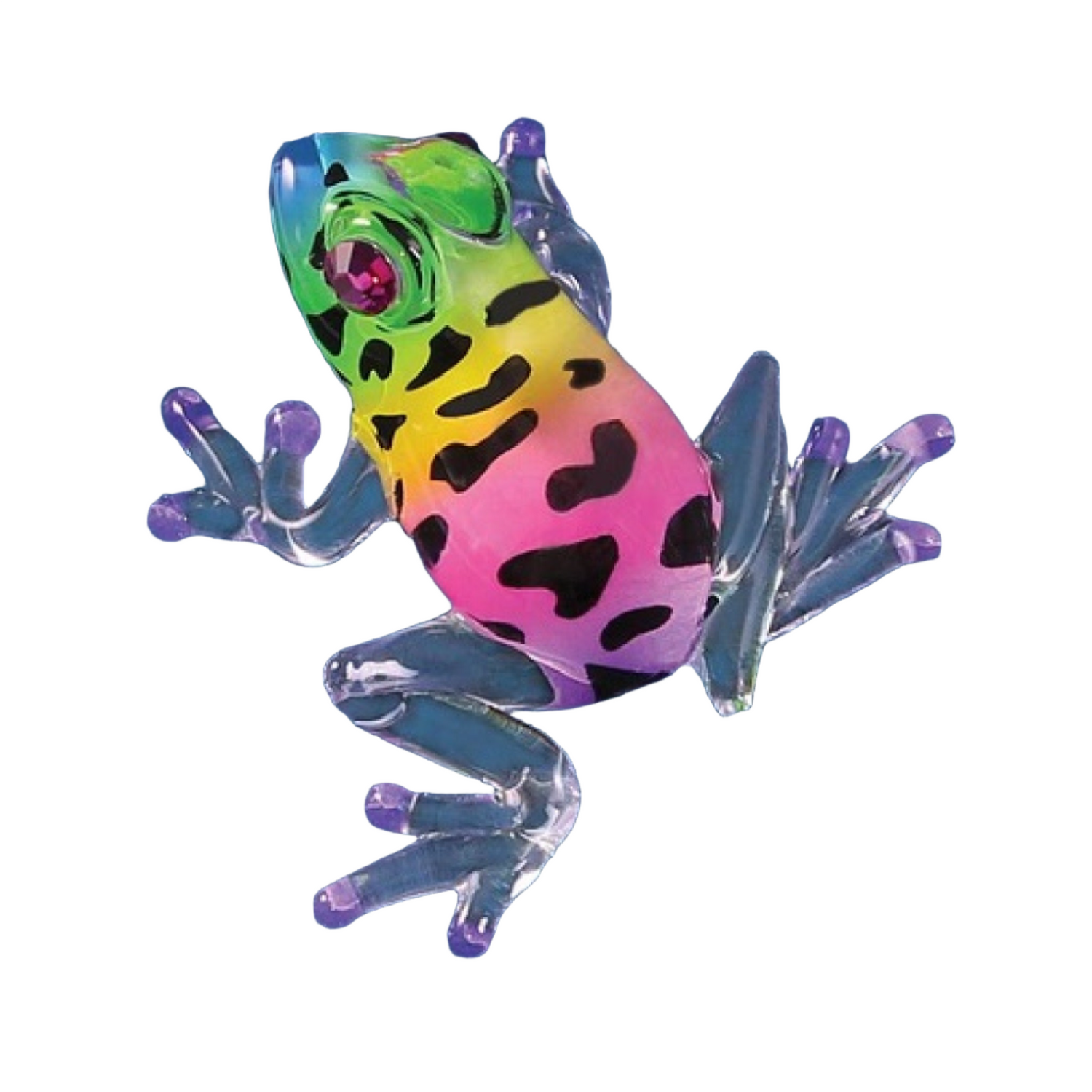 Glass Baron Frog Figurine