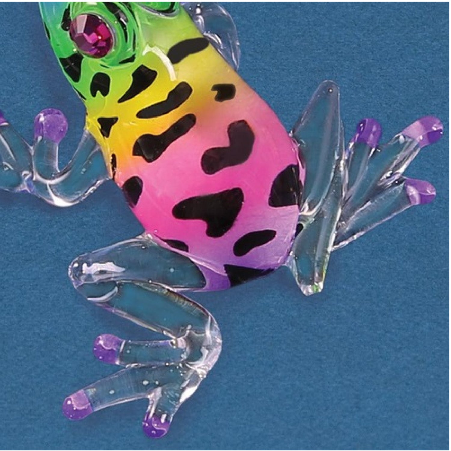 Glass Baron Frog Figurine