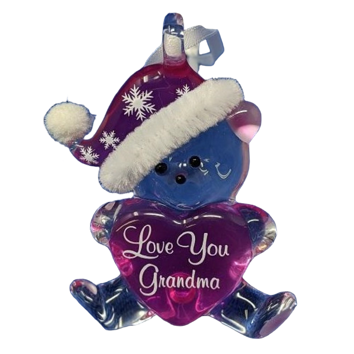 Glass Baron Grandma Bear Ornament