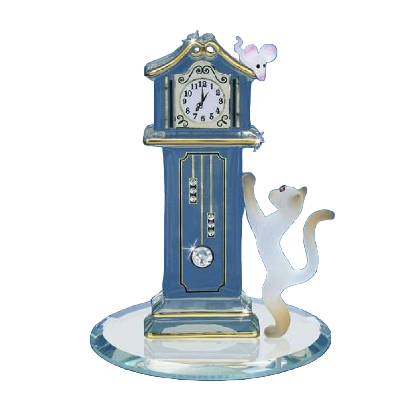 Glass Baron Hickory Dickory Clock