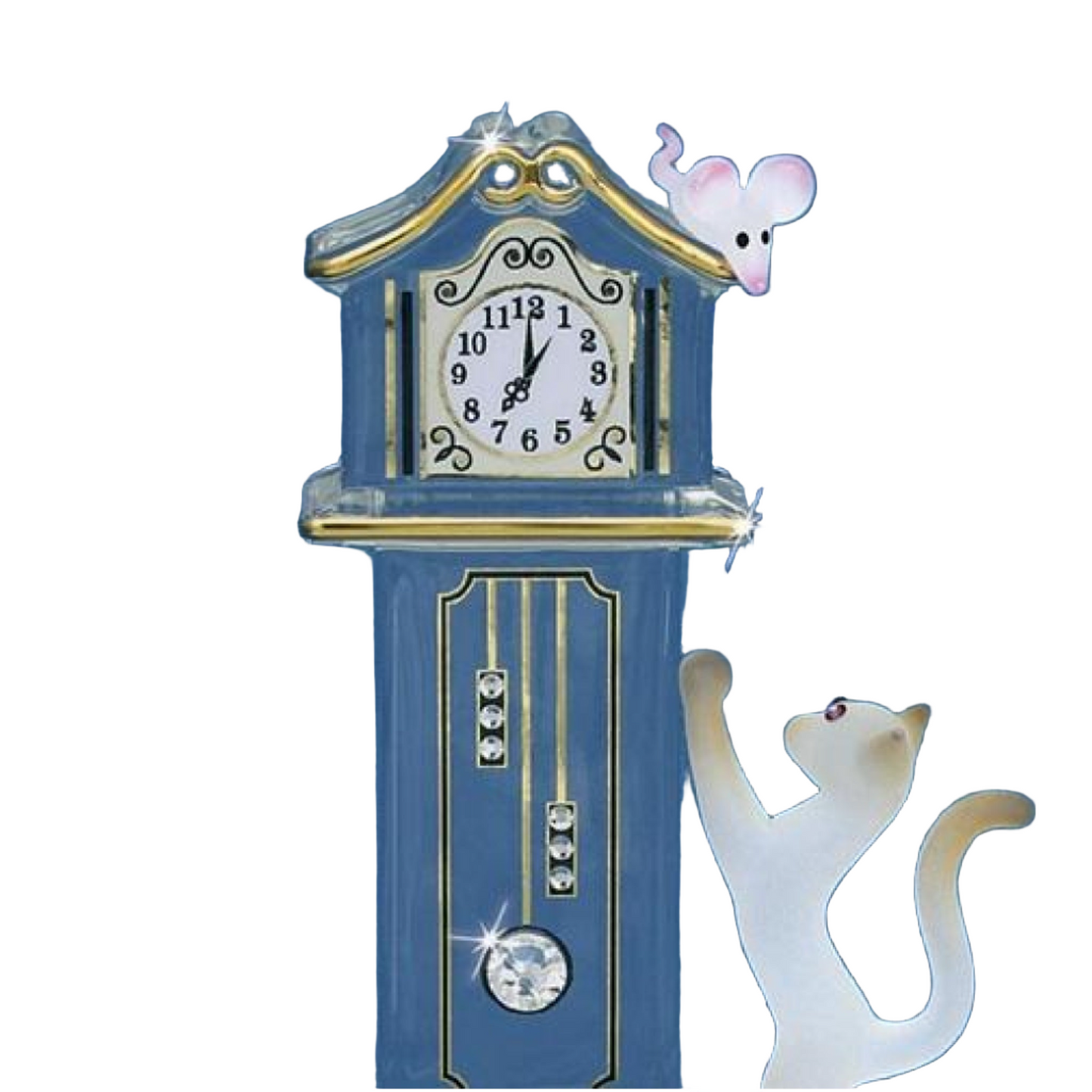 Glass Baron Hickory Dickory Clock