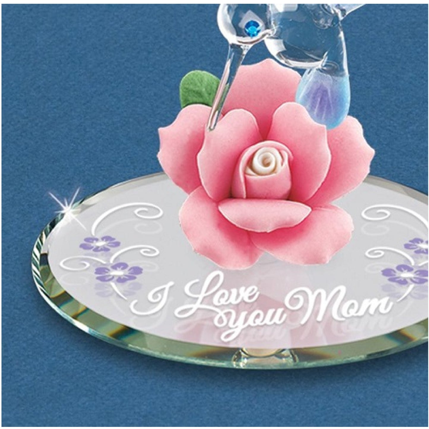 Glass Baron Hummingbird, "I Love You Mom"