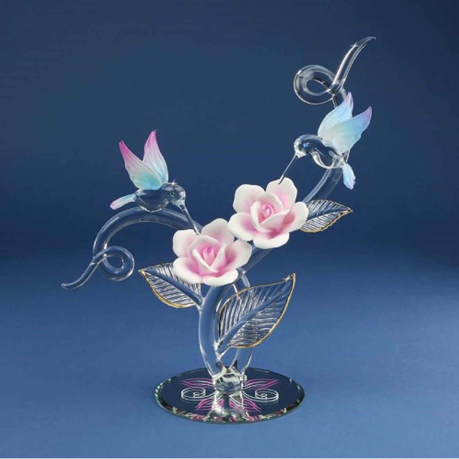 Glass Baron Hummingbirds, Rose Garden