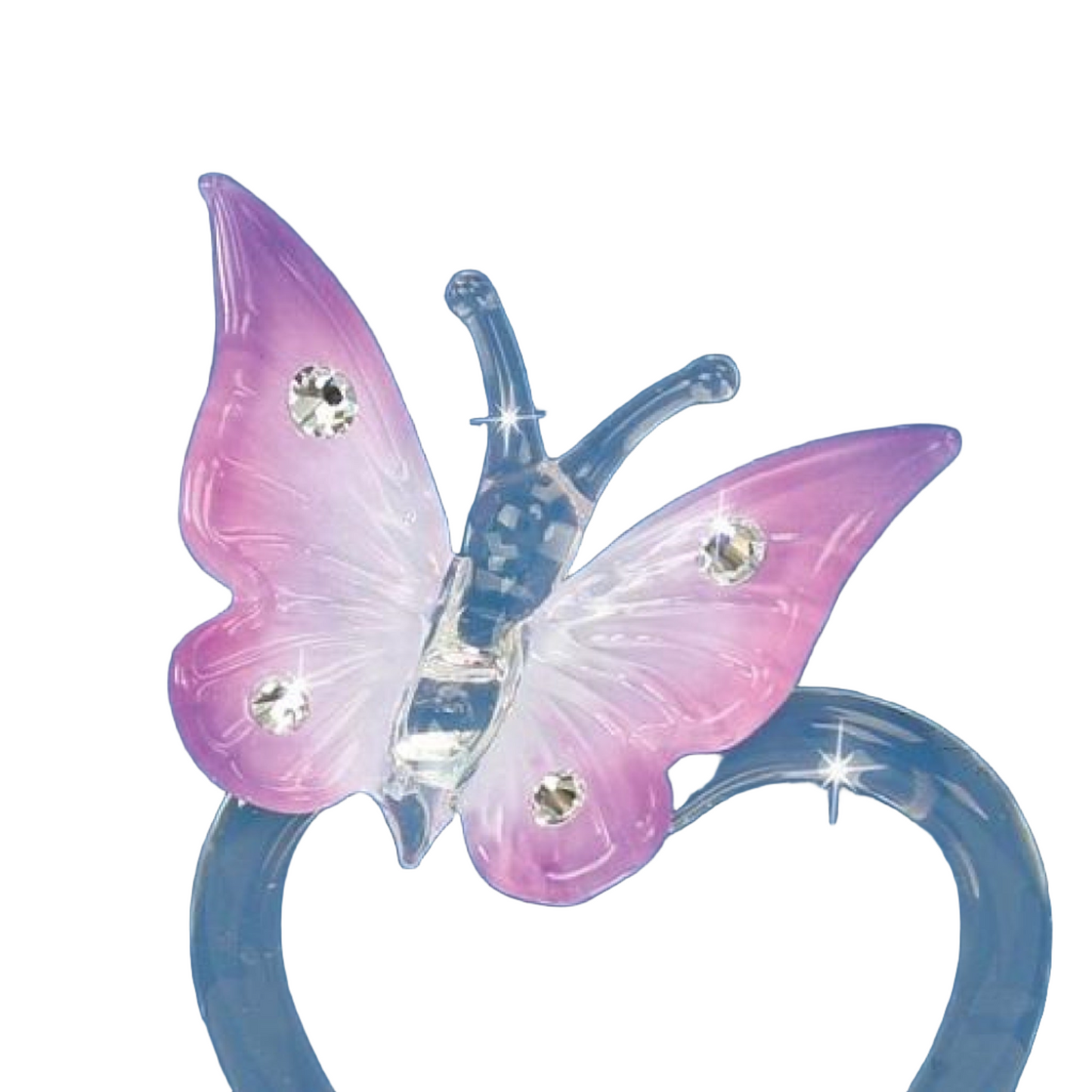 Glass Baron "I love you" Butterfly