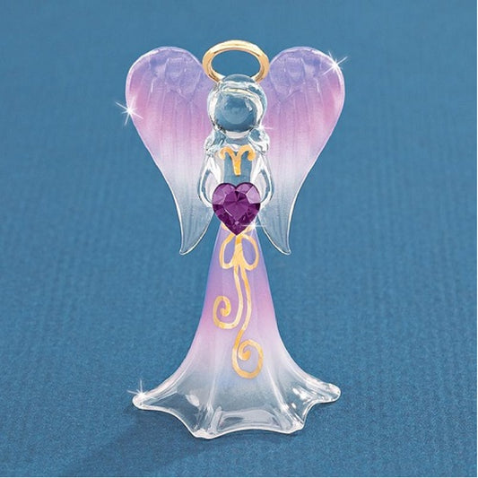 Glass Baron Lavender Angelique with Crystal