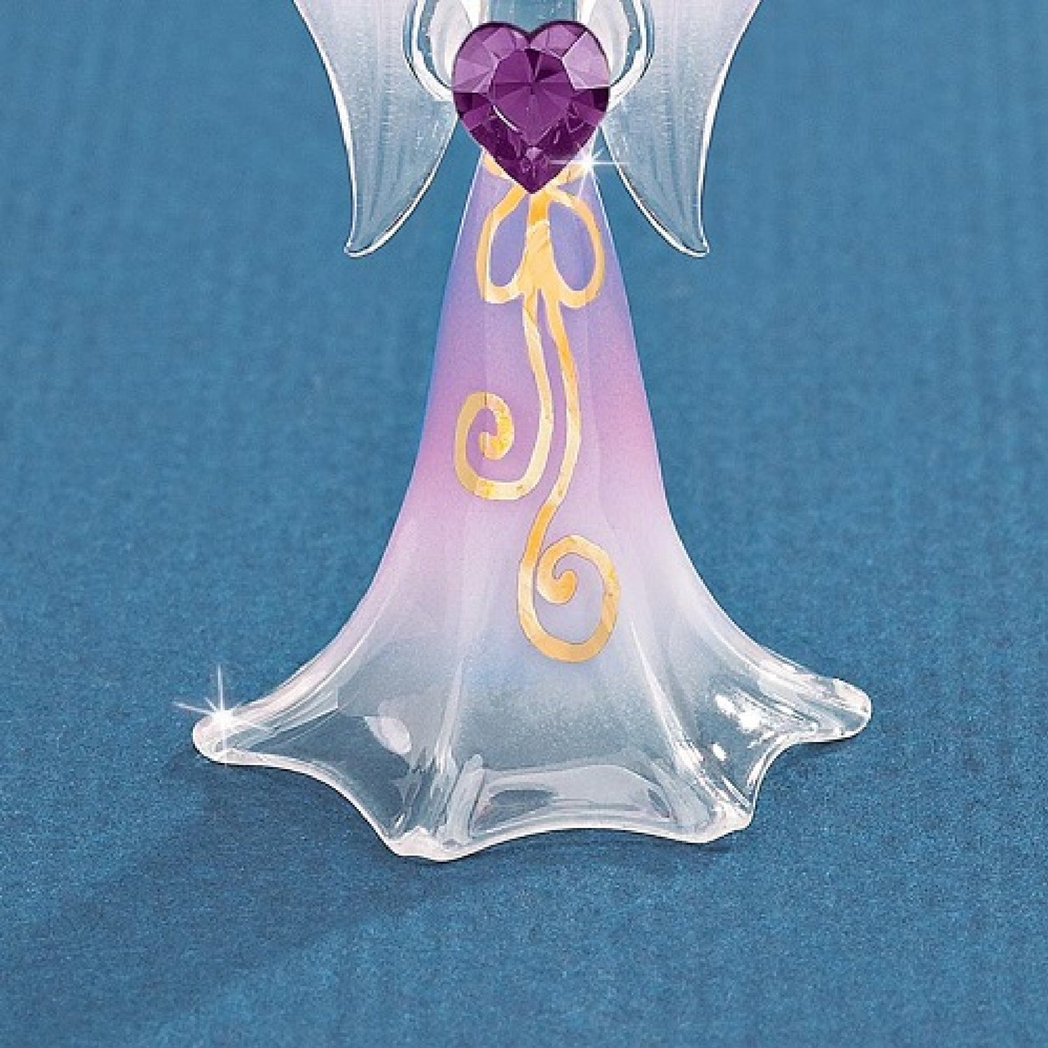 Glass Baron Lavender Angelique with Crystal