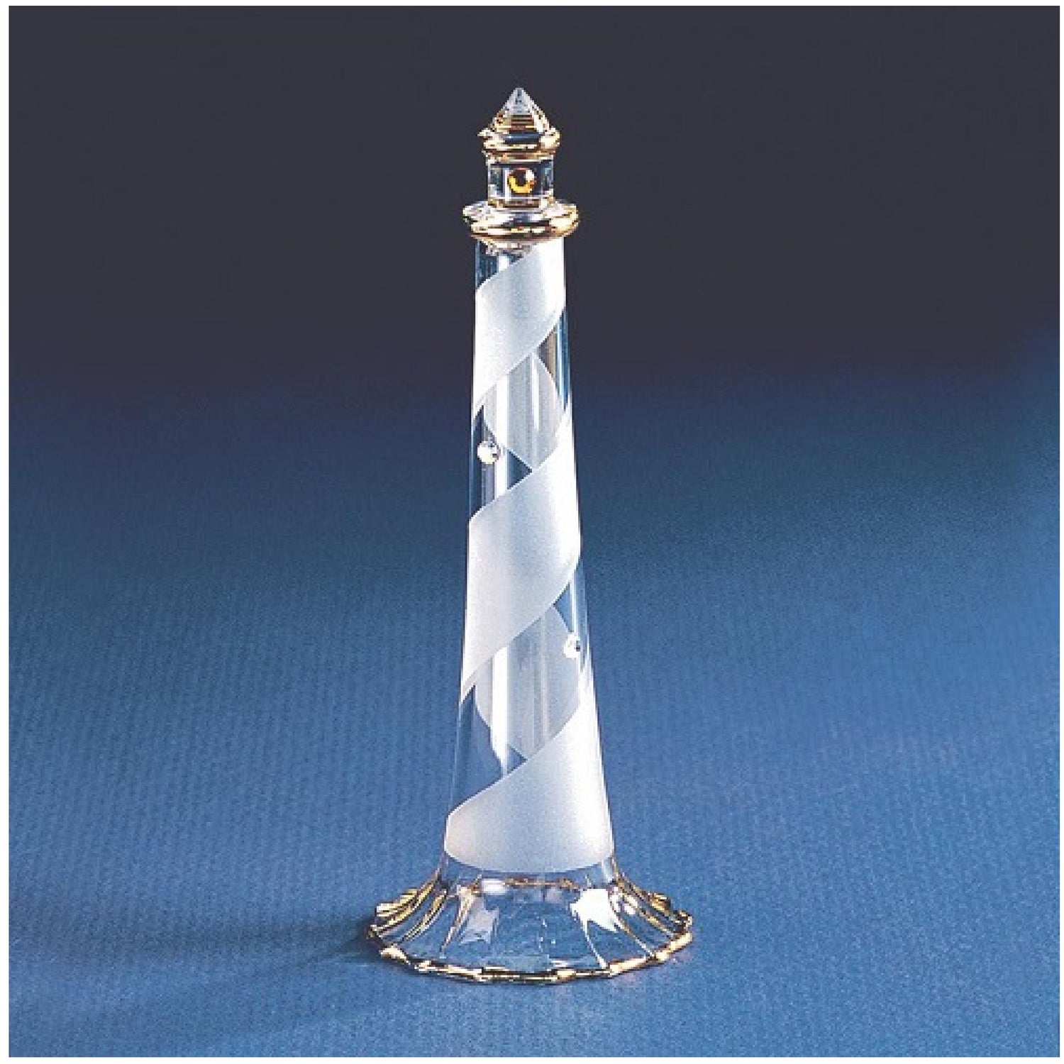 Glass Baron Lighthouse Clear Glass