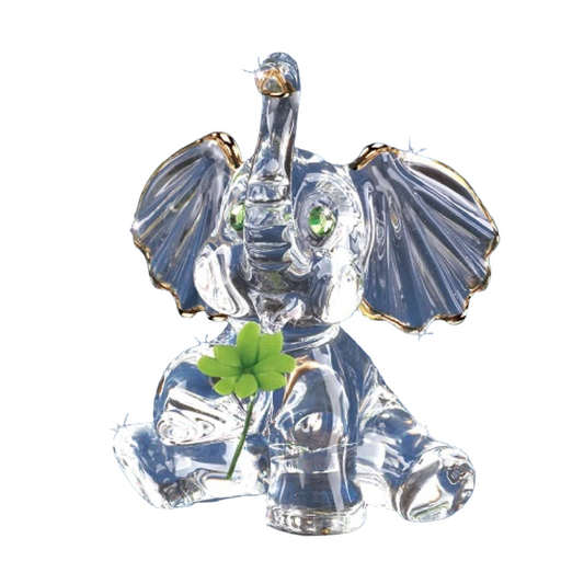 Glass Baron Lucky Elephant Figurine