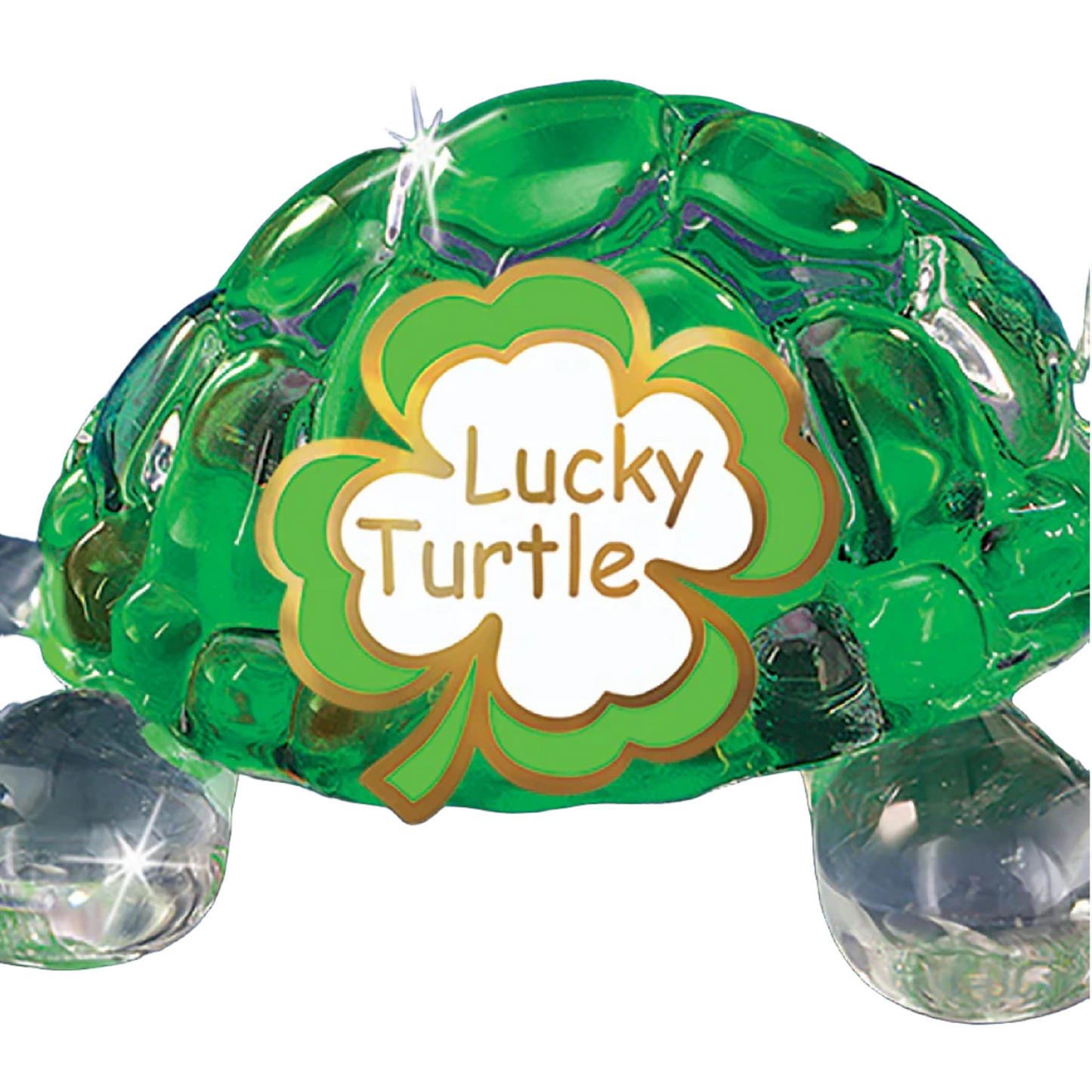 Glass Baron Lucky Green Turtle