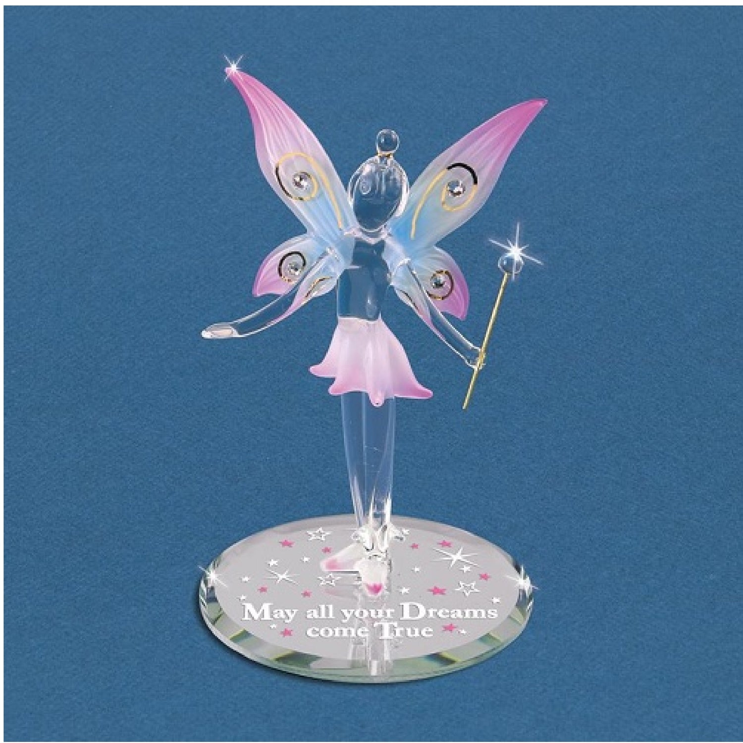 Glass Baron "May All Your Dreams" Fairy Figurine