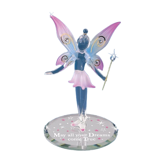 Glass Baron "May All Your Dreams" Fairy Figurine