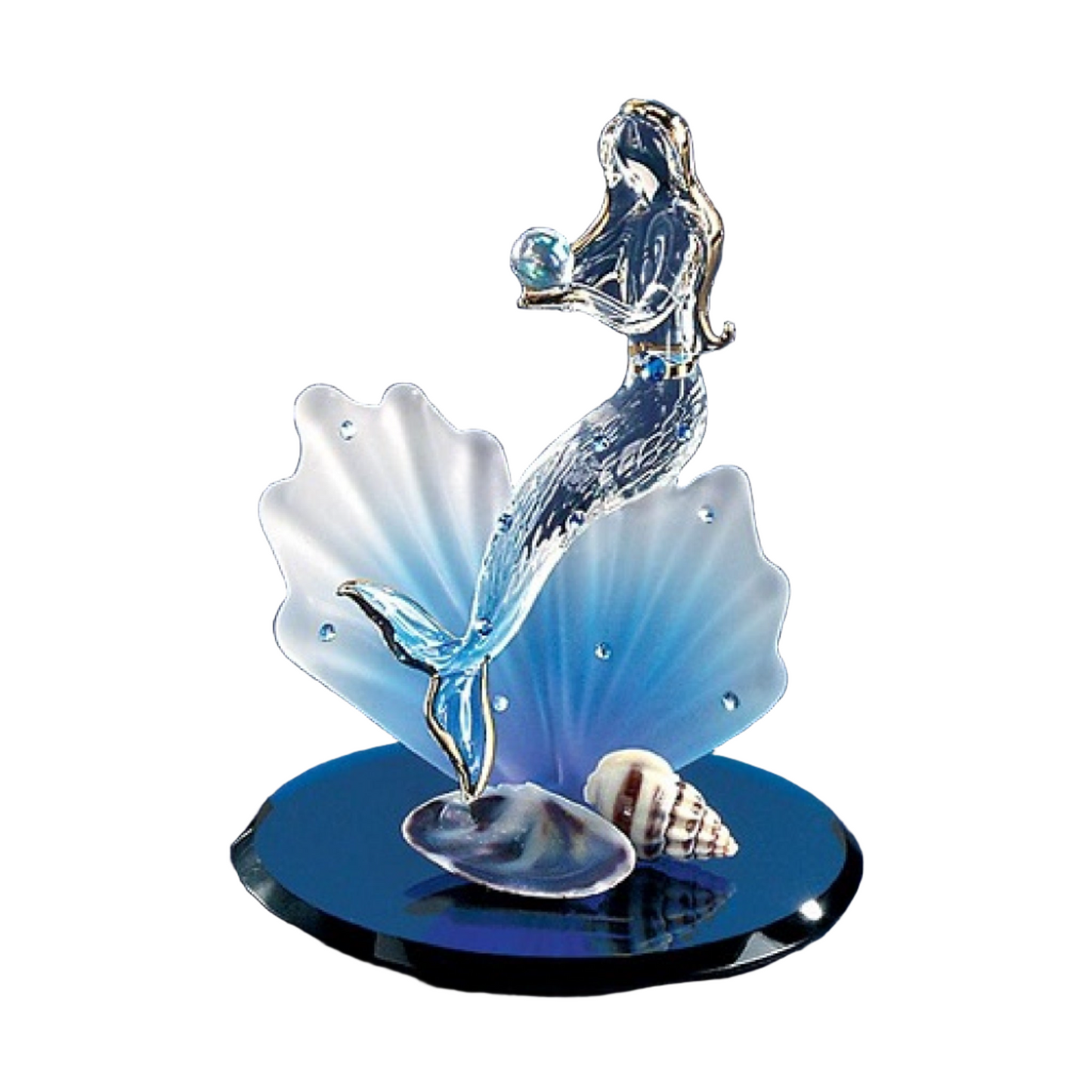 Glass Baron Mermaid Blue Coral