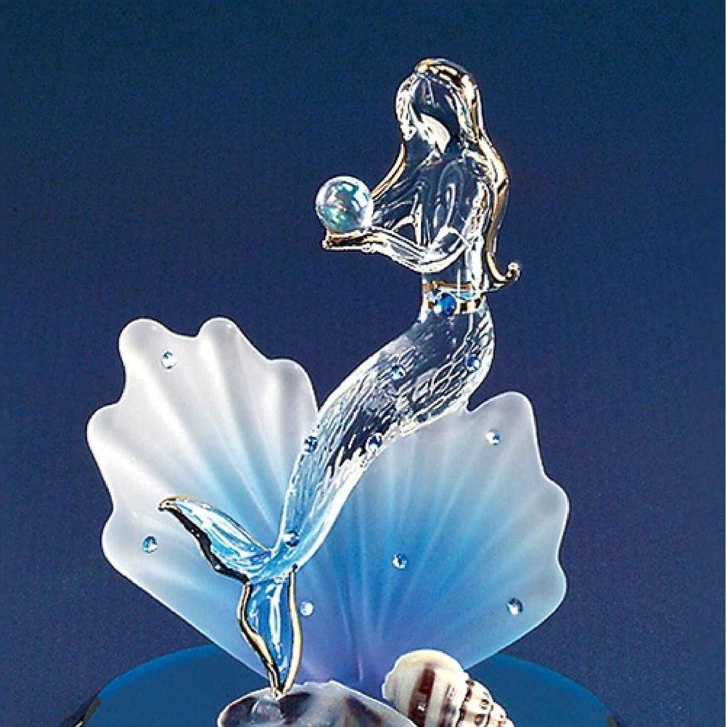 Glass Baron Mermaid Blue Coral