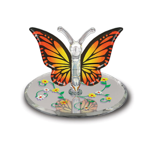 Glass Baron Monarch Butterfly Glass Figurine