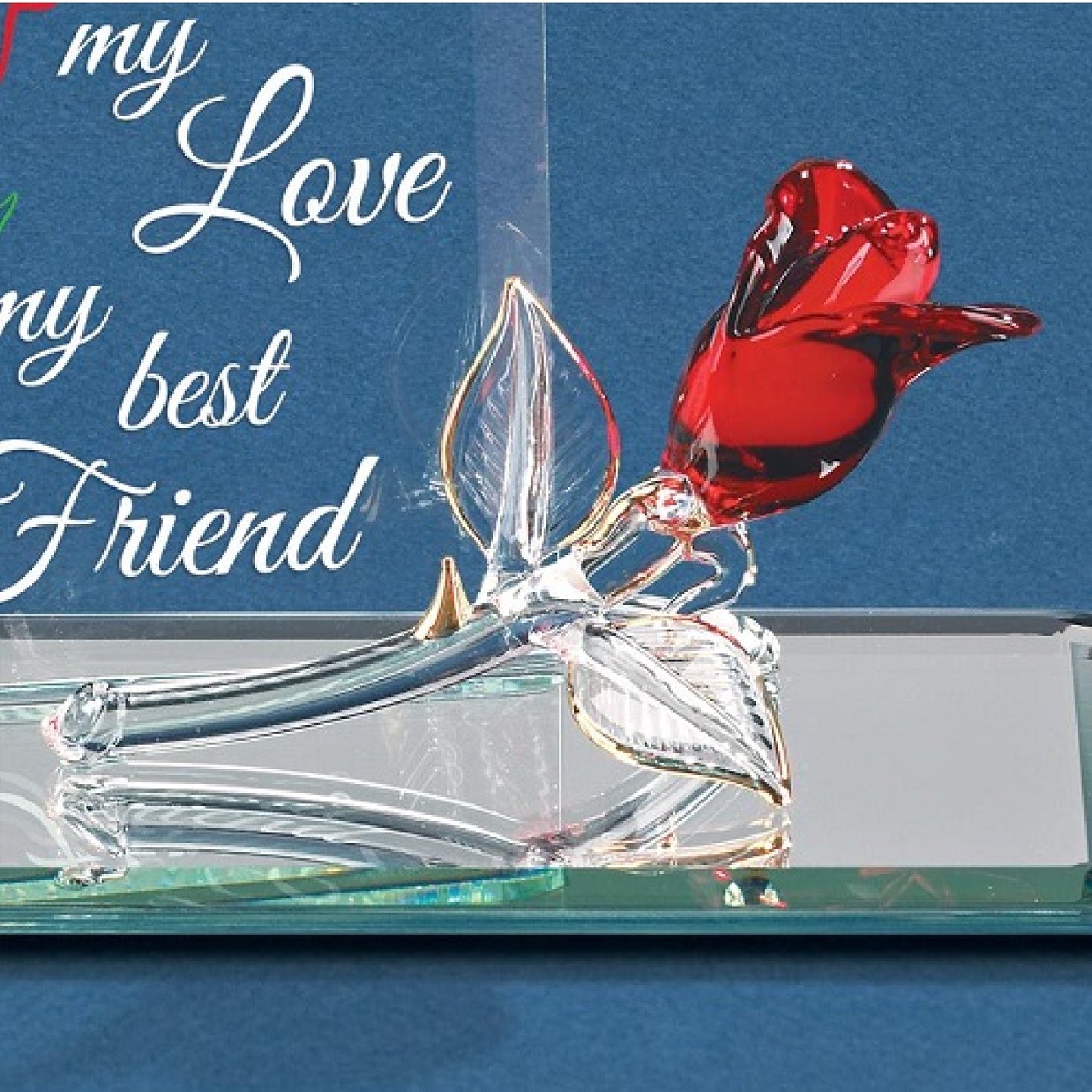 Glass Baron My Wife, My Best Friend Plaque